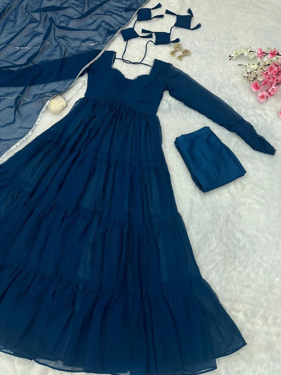 New Arrival Huge Flair Anarkali Gown