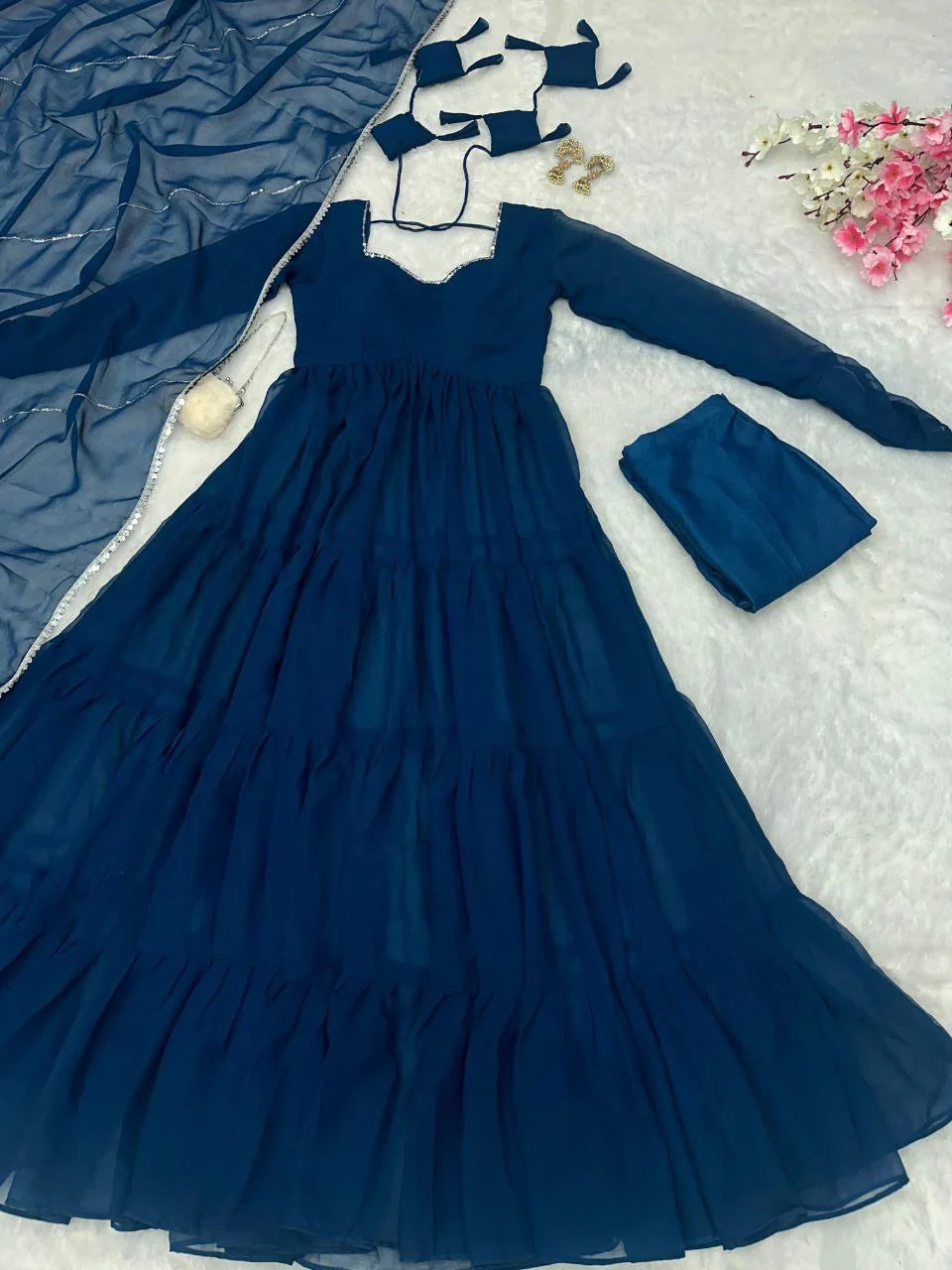 New Arrival Huge Flair Anarkali Gown